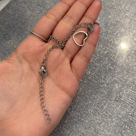 adjustable heart anklet - Picture 2 of 2